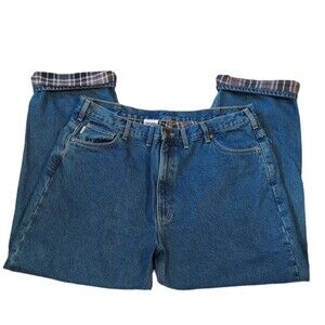 Carhartt Flannel Lined Relaxed Fit Jeans Size 44